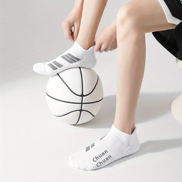 Unisex Low-Cut No-Show Sports Socks-5 pairs