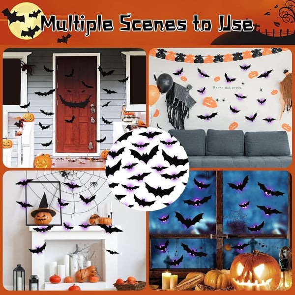 3D Bat Light Design LED Decorations