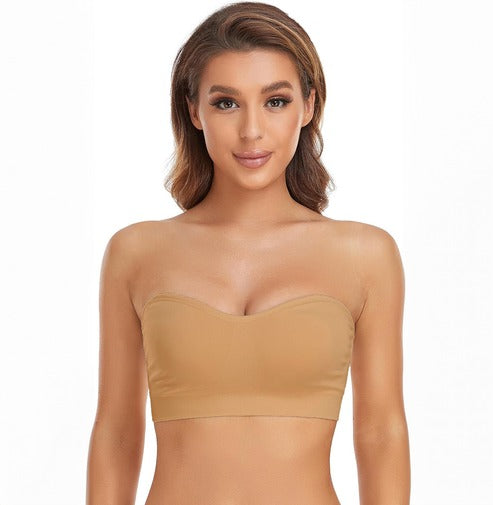 Non-Slip Seamless Wireless Strapless Bra