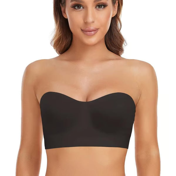 Non-Slip Seamless Wireless Strapless Bra