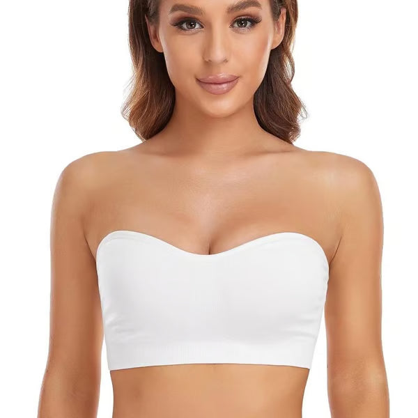 Non-Slip Seamless Wireless Strapless Bra