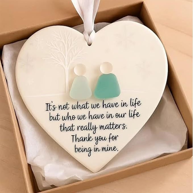 Timeless Friendship Ceramic Heart Keepsake