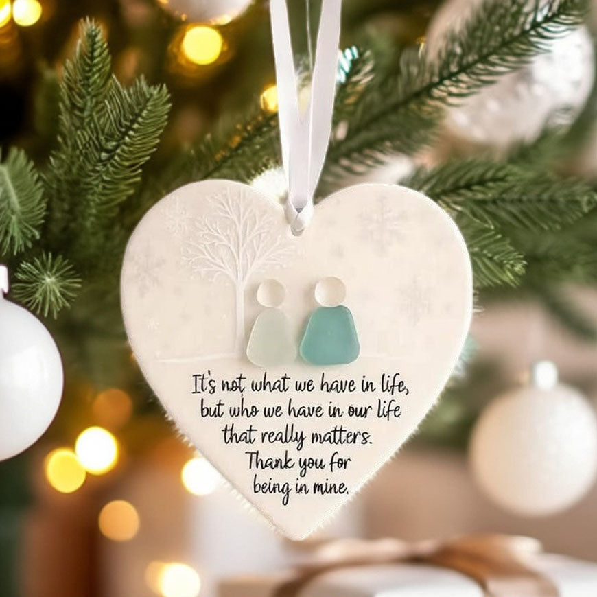 Timeless Friendship Ceramic Heart Keepsake