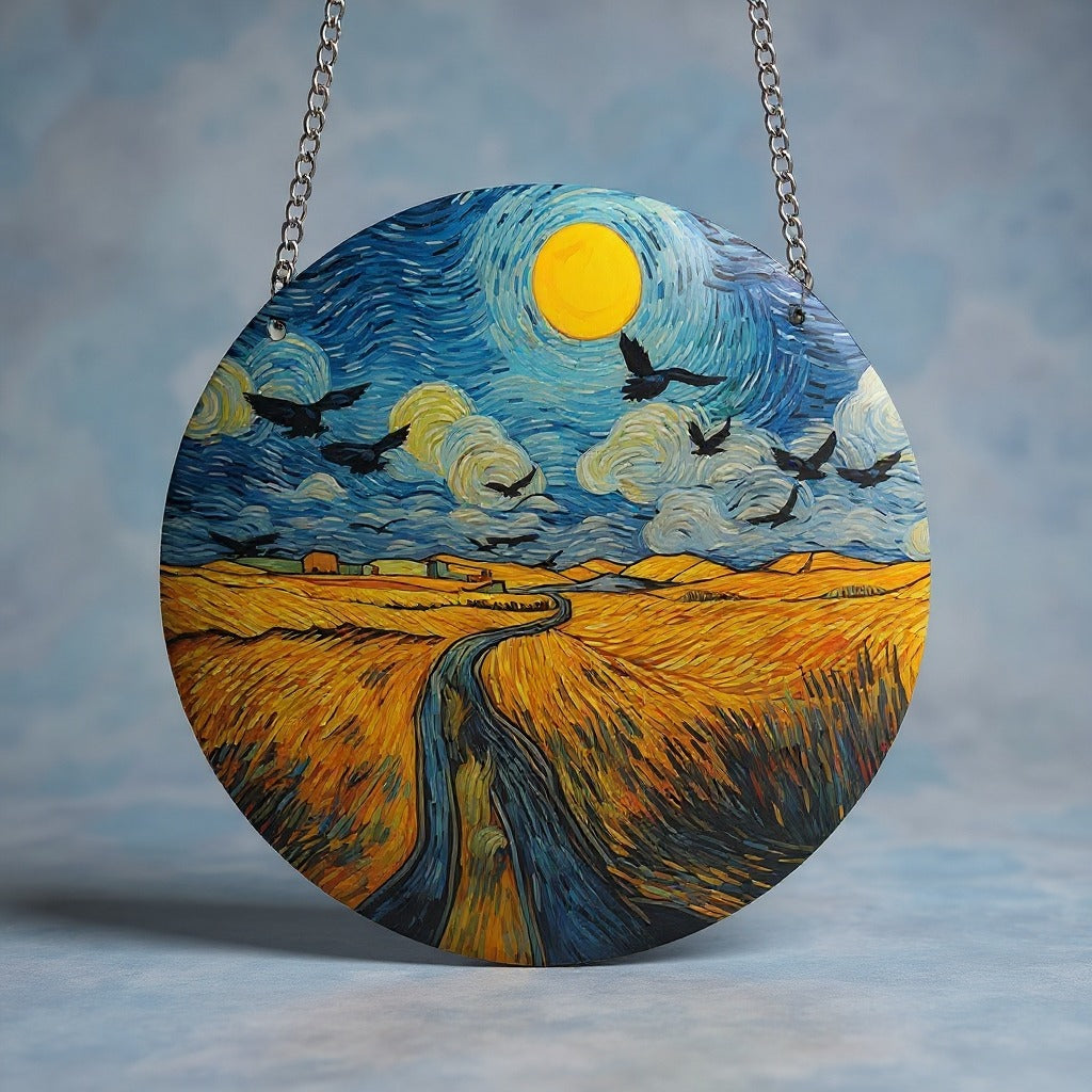 Christmas Wheat field Ornament, Van Gogh Ornament
