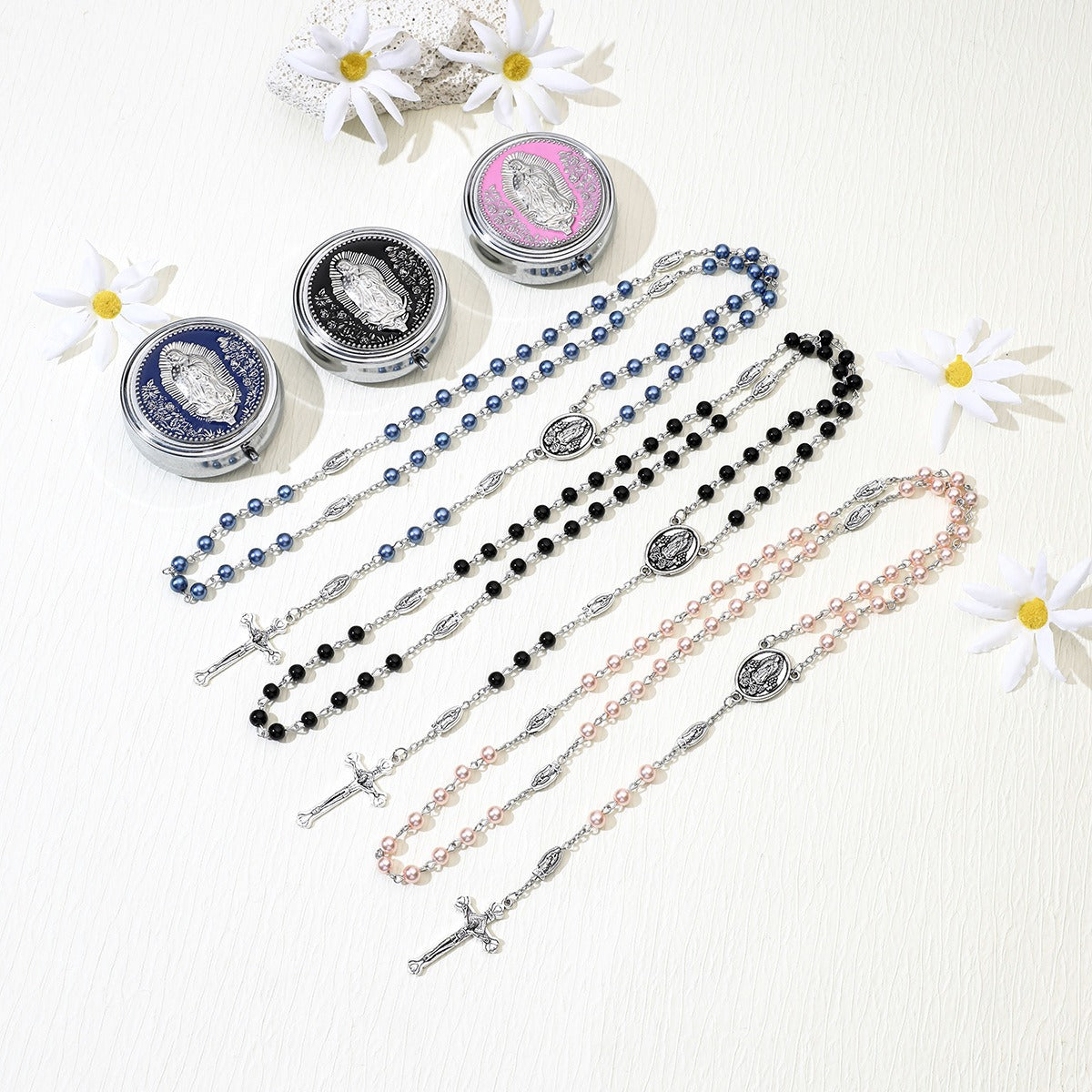 Our Lady of Guadalupe Rosary Necklace