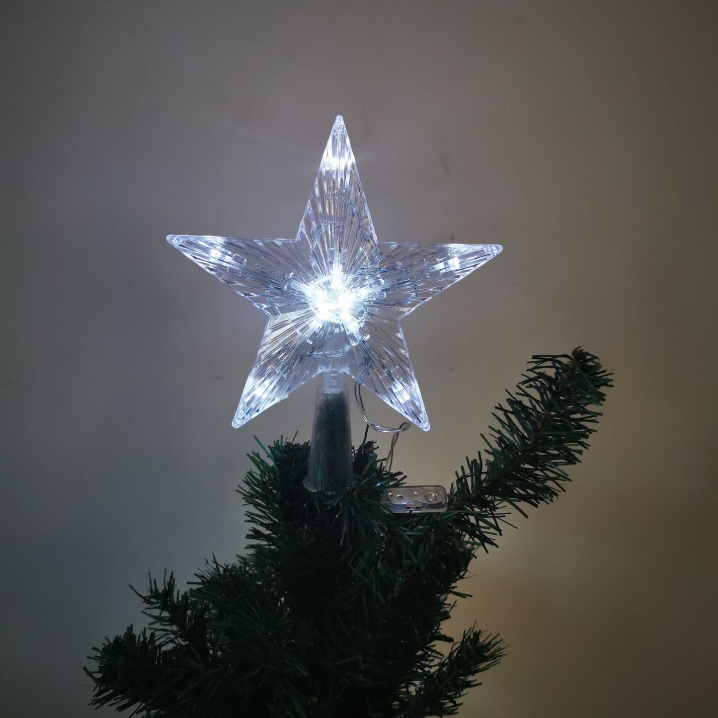 LED Christmas Tree Topper, Light Up Star