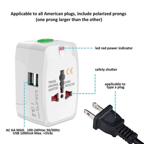 Universal Travel Adapter – Power Up Worldwide
