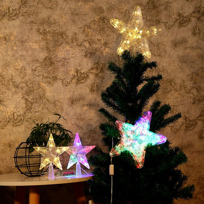 LED Christmas Tree Topper, Light Up Star