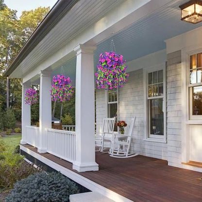 UV Resistant Hanging Morning Glory for Fall Decor