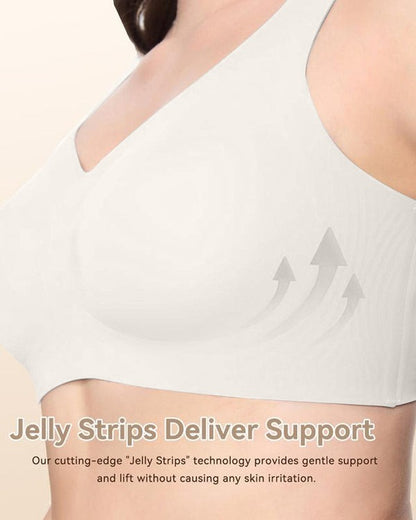 Lifting Wire-Free Antibacterial Jelly Bra
