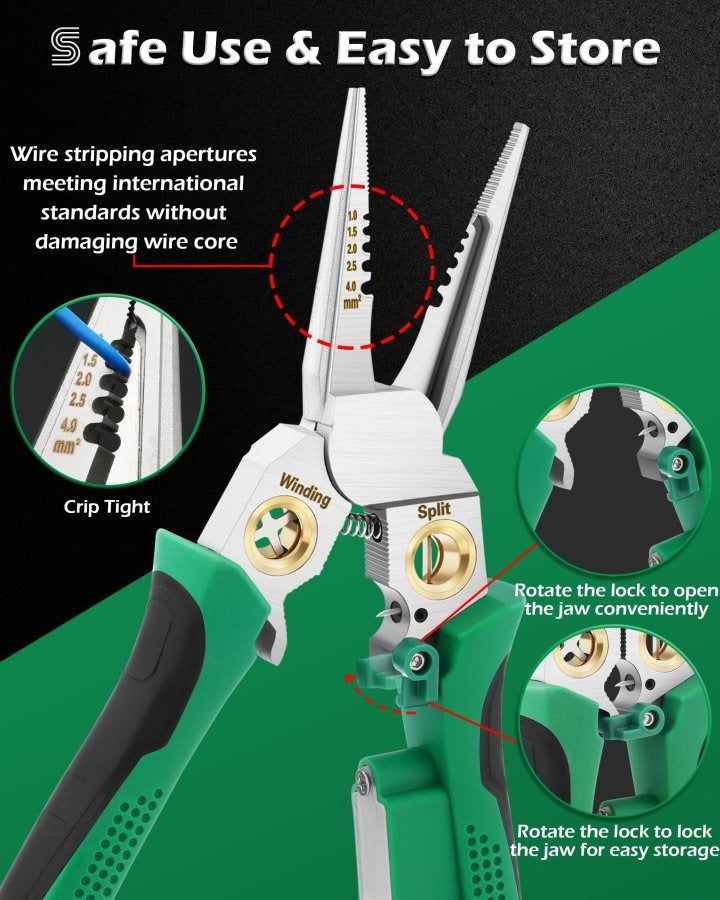 2025 Hot 8 in 1 Multi-function wire strippers