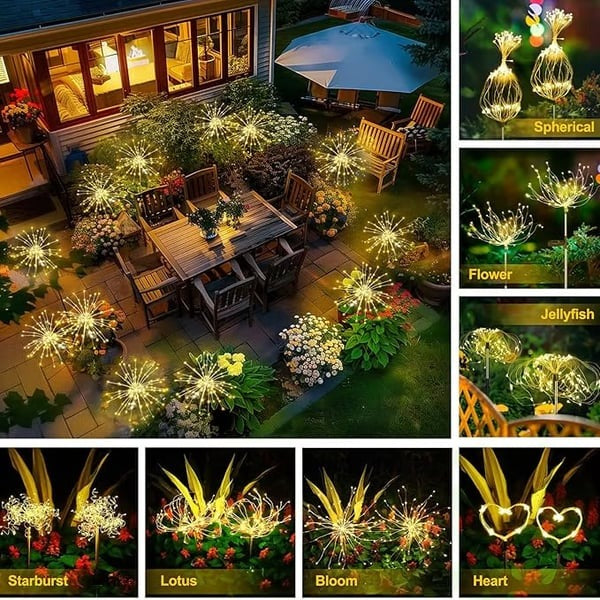 Solar Powered Garden Fairy Lights