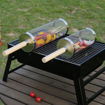 Rolling Grill BBQ Basket