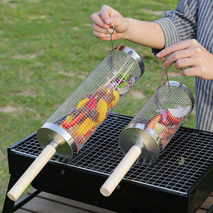 Rolling Grill BBQ Basket