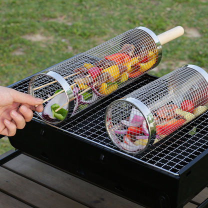 Rolling Grill BBQ Basket