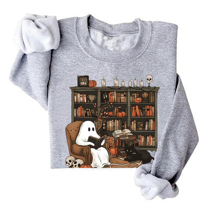 Librarian Bookshelf Teacher Boujee Ghost