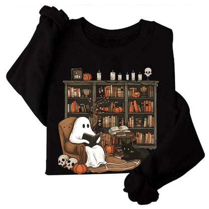 Librarian Bookshelf Teacher Boujee Ghost