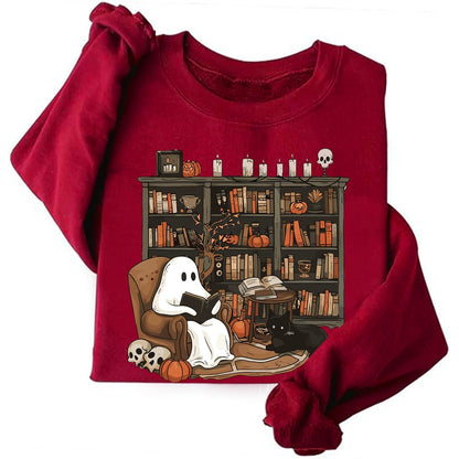 Librarian Bookshelf Teacher Boujee Ghost