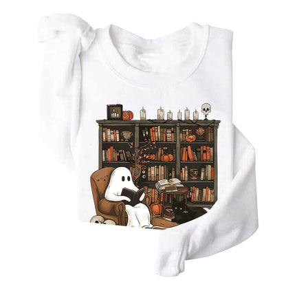 Librarian Bookshelf Teacher Boujee Ghost
