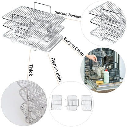 Air Fryer Rack, 304 Stainless Steel Toast Rack