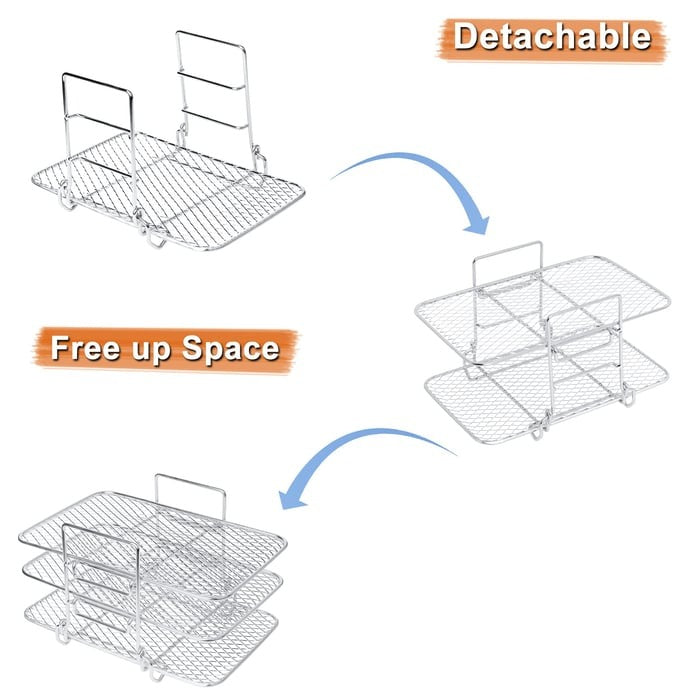 Air Fryer Rack, 304 Stainless Steel Toast Rack