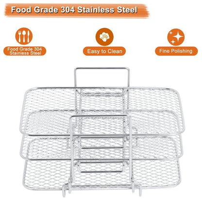 Air Fryer Rack, 304 Stainless Steel Toast Rack
