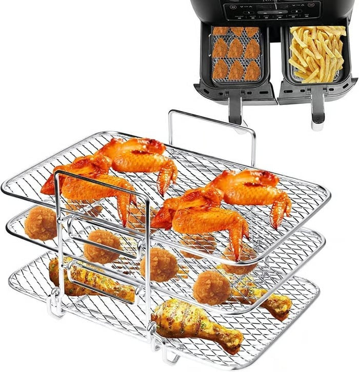 Air Fryer Rack, 304 Stainless Steel Toast Rack