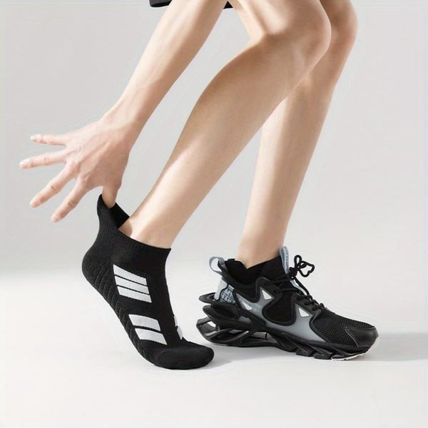 Unisex Low-Cut No-Show Sports Socks-5 pairs