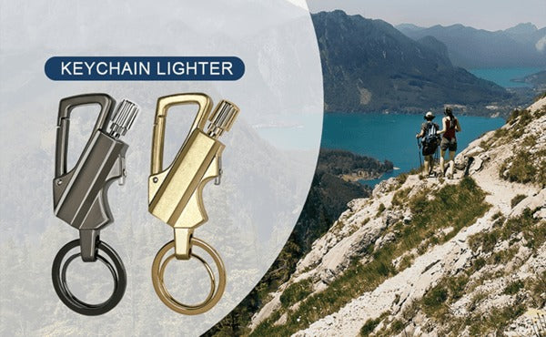 Permanent Match Infinity Lighter with Multitool Keychain Bottle Opener