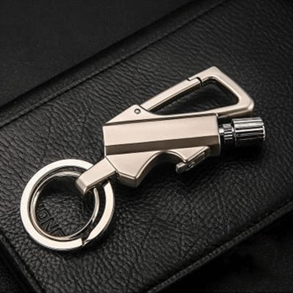 Permanent Match Infinity Lighter with Multitool Keychain Bottle Opener