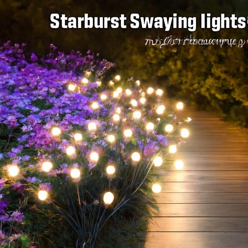 Solar Firefly Lights for Outdoor Garden
