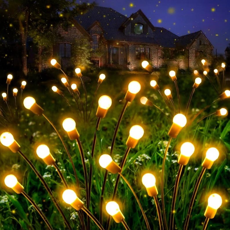 Solar Firefly Lights for Outdoor Garden