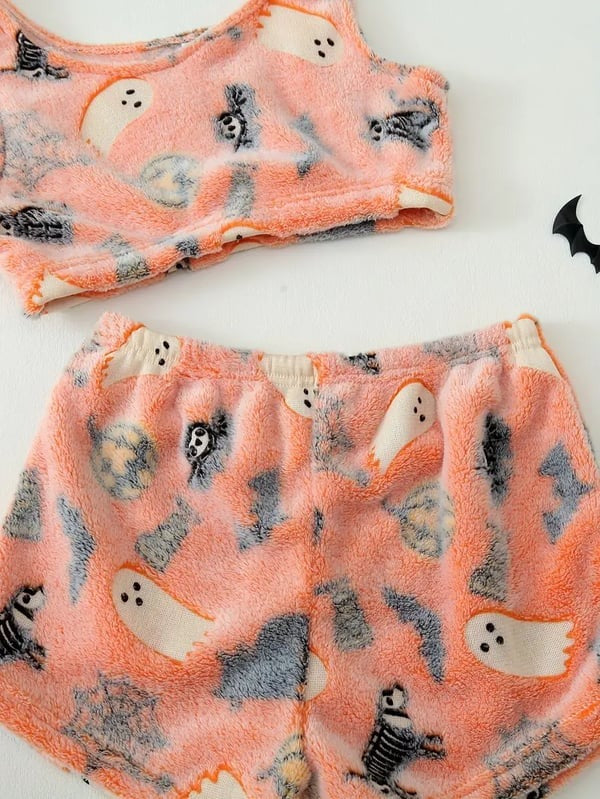 Halloween vest pajamas set