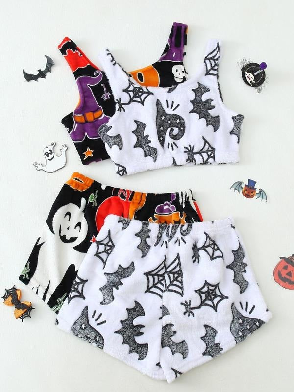Halloween vest pajamas set