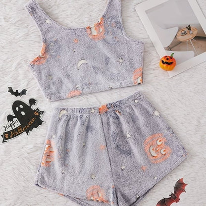 Halloween vest pajamas set