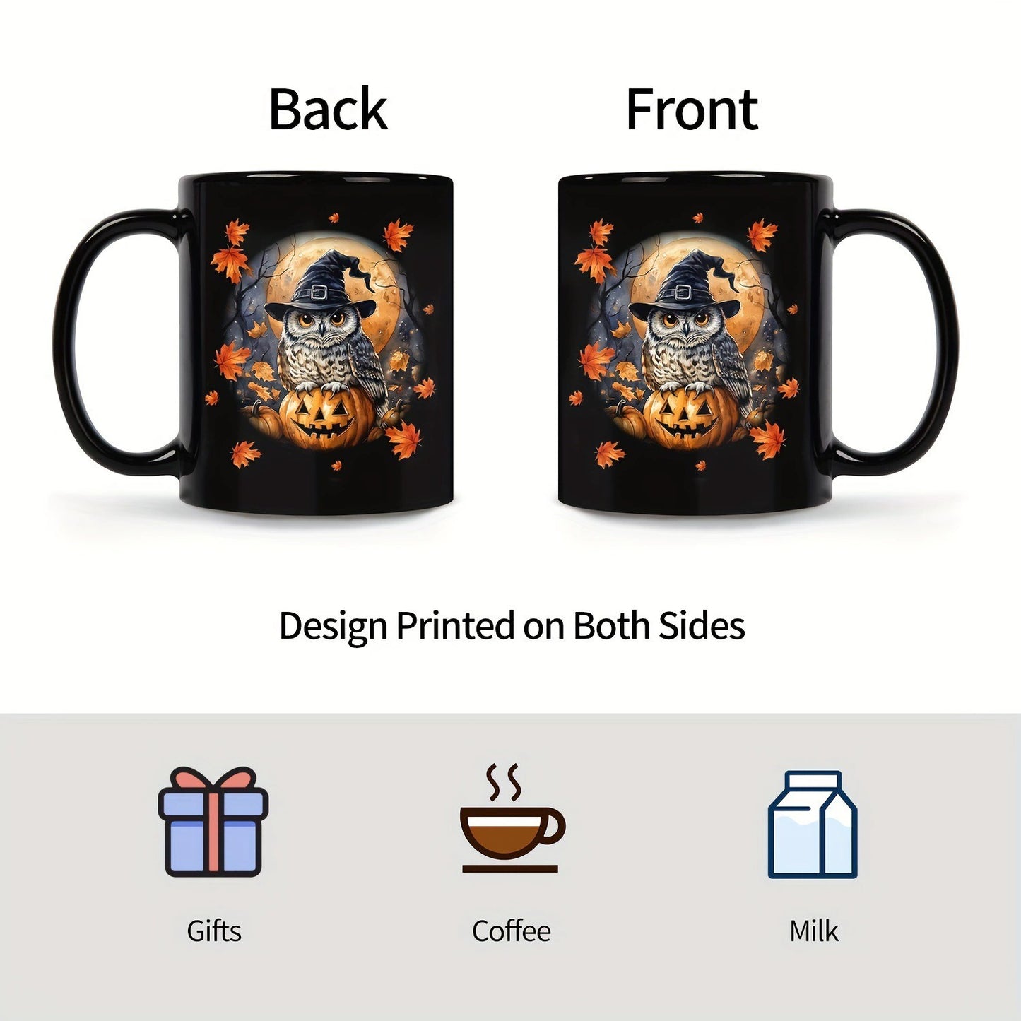Personalized Owl Halloween Mug