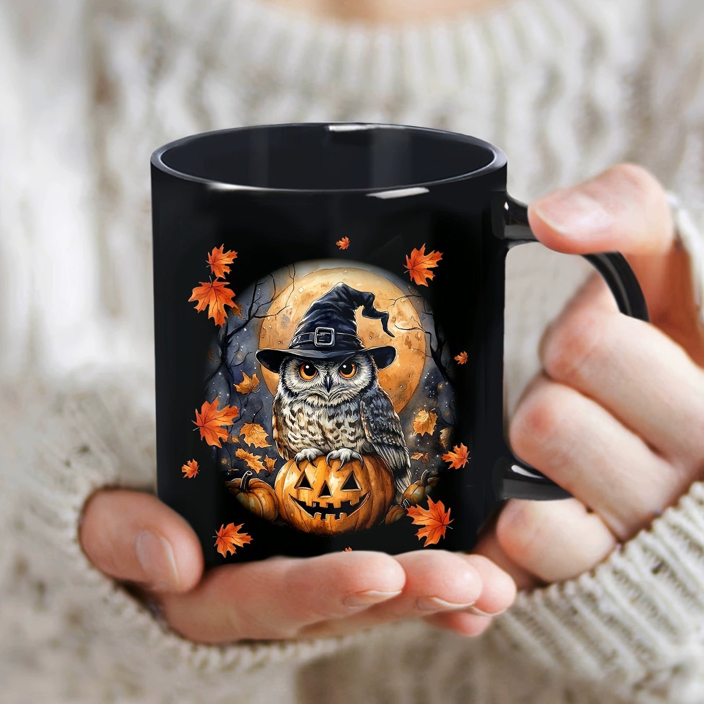 Personalized Owl Halloween Mug