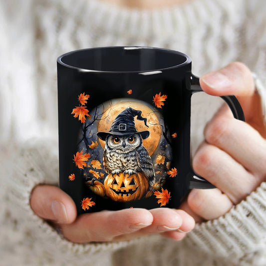 Personalized Owl Halloween Mug