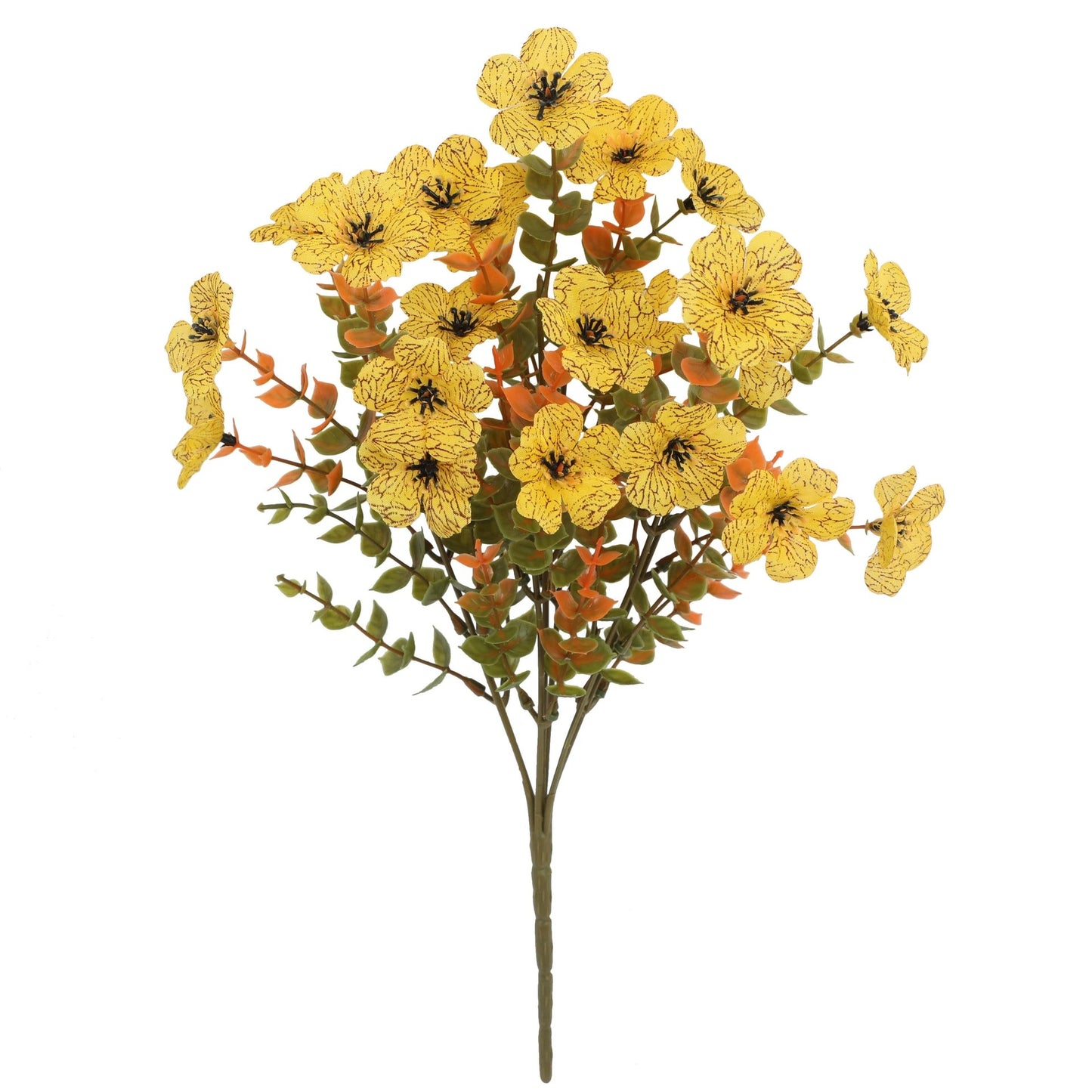 Lifelike UV-Resistant Sunset Mums – Perfect for Fall Decor- 2pcs