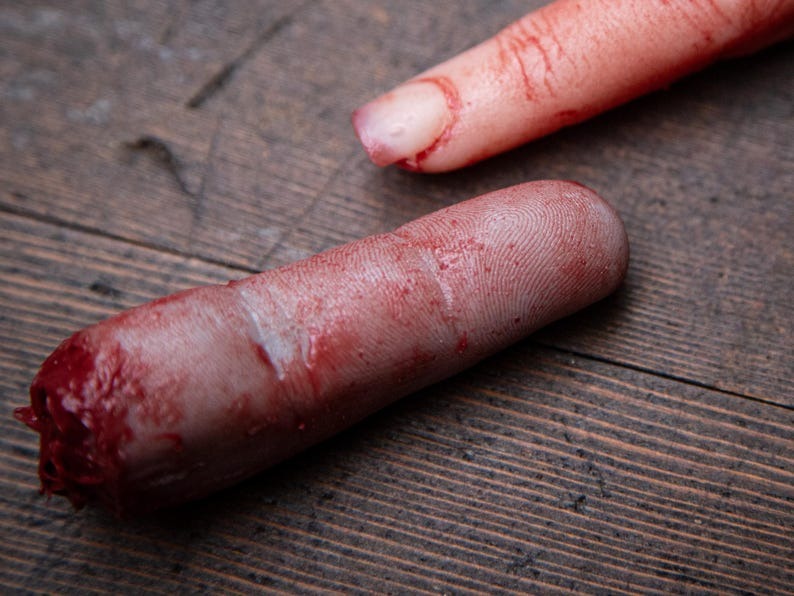 Prop Severed Finger- 5pcs