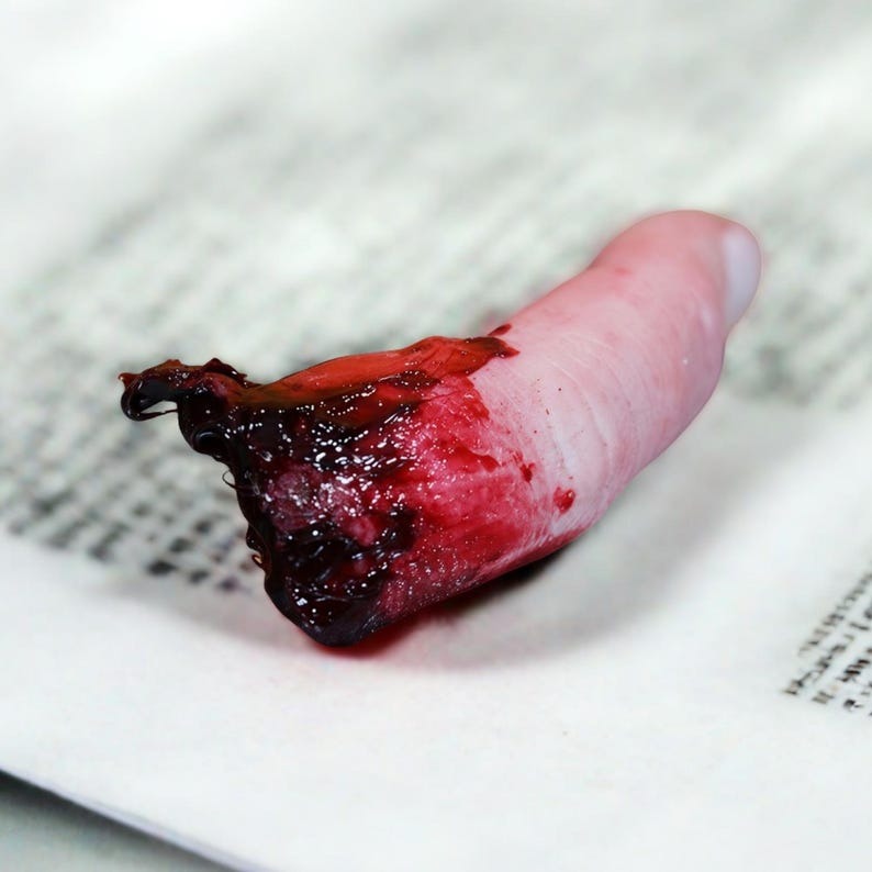 Prop Severed Finger- 5pcs