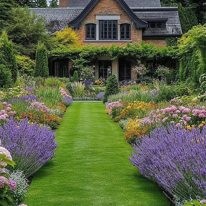 Evergreen dwarf grass seed for four seasons