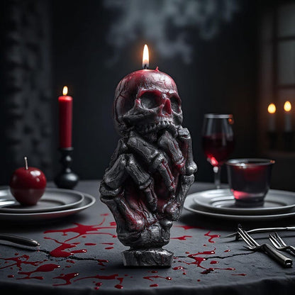 Halloween pillar candle mold