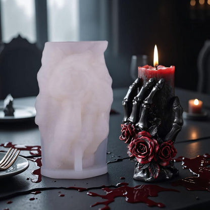Halloween pillar candle mold