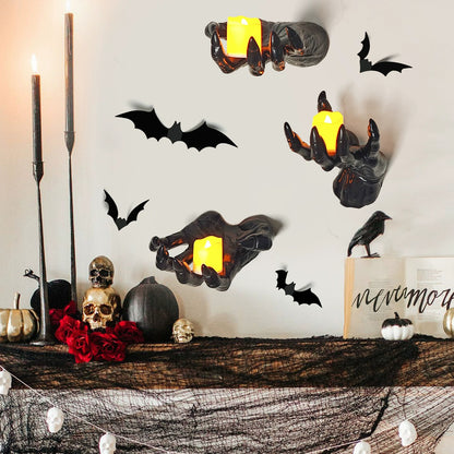 Creepy Hands Wall Candles