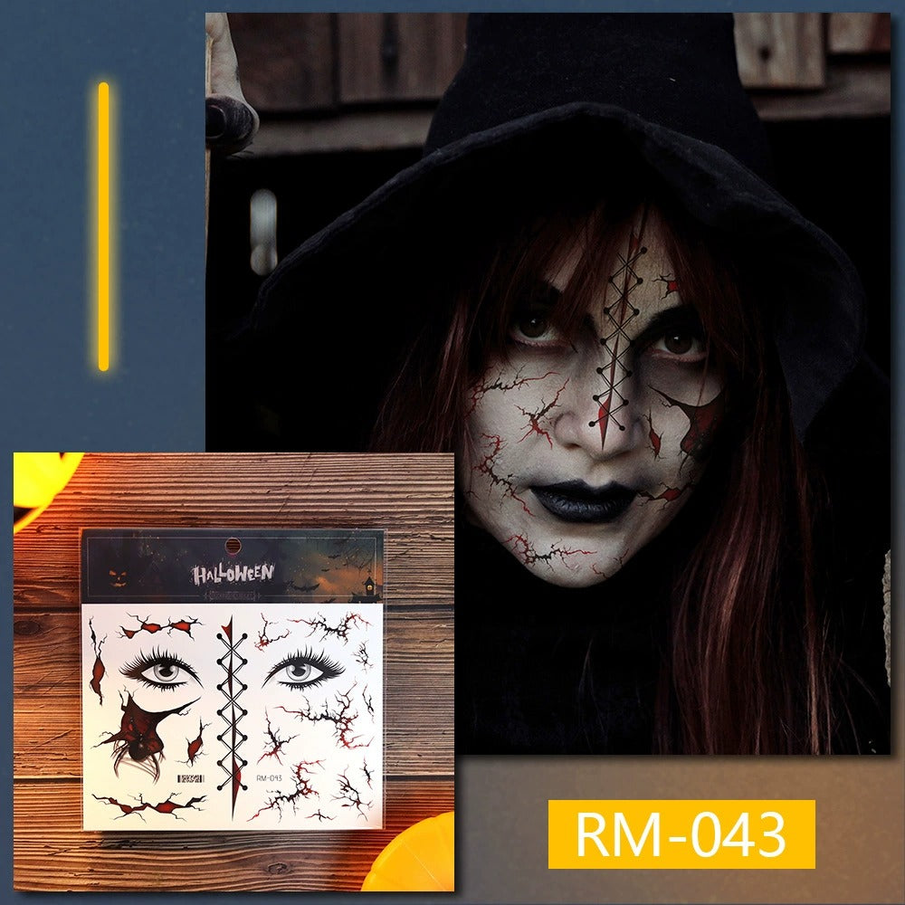 Temporary Halloween Tattoos-5pcs