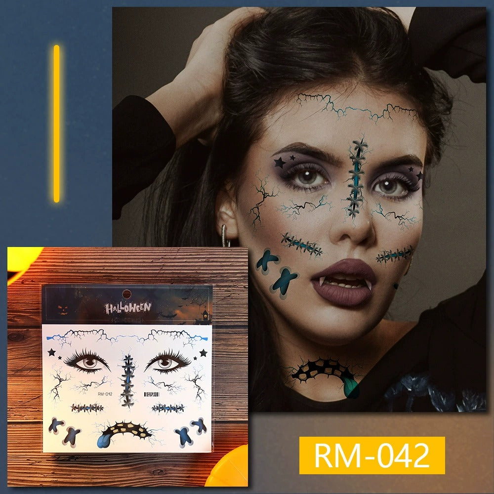 Temporary Halloween Tattoos-5pcs