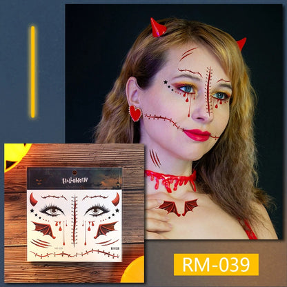 Temporary Halloween Tattoos-5pcs