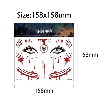 Temporary Halloween Tattoos-5pcs