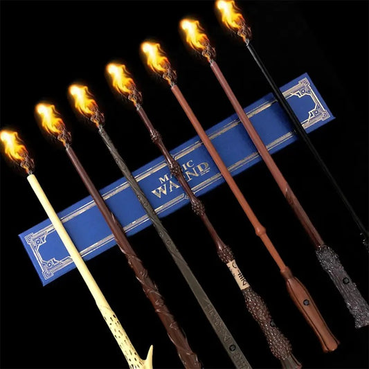 Handmade Magic Wand with Fire Effect